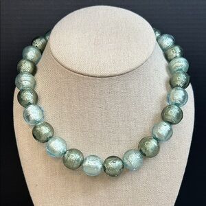 Le Perle Murano Foiled Glass Necklace